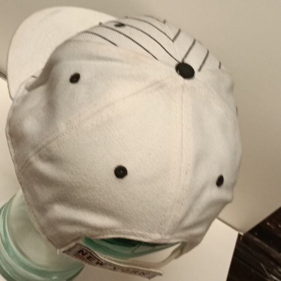 NY Black Yankees Legacy Cap Legacy 2 stripe BY white Men's Hat - Picture 5 of 8